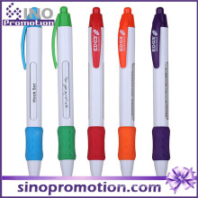 Plastic Ballpoint Pen Promotional Ballpen Rubber Touch Window Message Pen